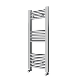 Pozo 300x800 Flat Chrome Finish Heated Towel Rail