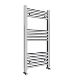 Pozo 400x800 Flat Chrome Finish Heated Towel Rail