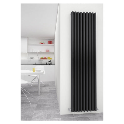 Sanica Dina Vertical Aluminium Radiators White Anthracite