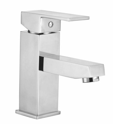 Arda Monobloc Basin Mixer Tap, Cloakroom Tap with Click Clack Waste - www.ultrabathroom.com