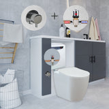 Modern Comfort Height Back to Wall Combined Bidet Toilet with Soft Close Lid