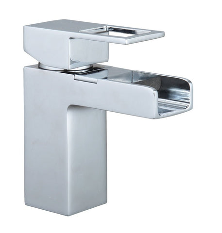 Niagara Waterfall Monobloc Basin Mixer Tap, Cloakroom Tap with Click Clack Waste - www.ultrabathroom.com